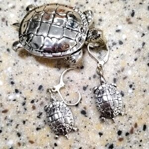 Good Luck Sterling Silver Turtle Charms